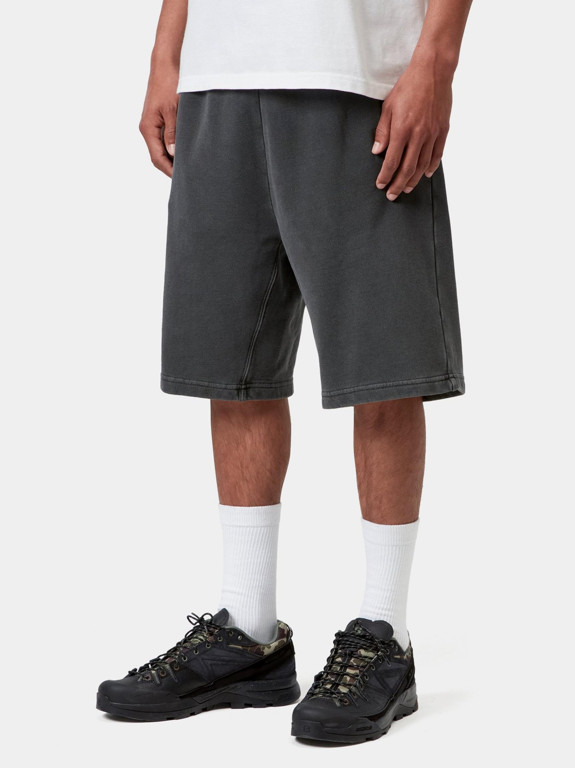 Carhartt WIP Nelson Black (Garment Dyed) Shorts