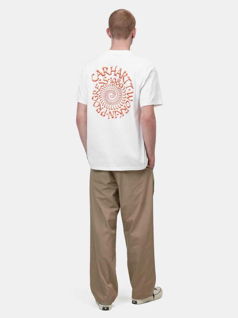 Camiseta Carhartt WIP Spirals Blanca Camiseta Carhartt WIP Spirals Blanca
