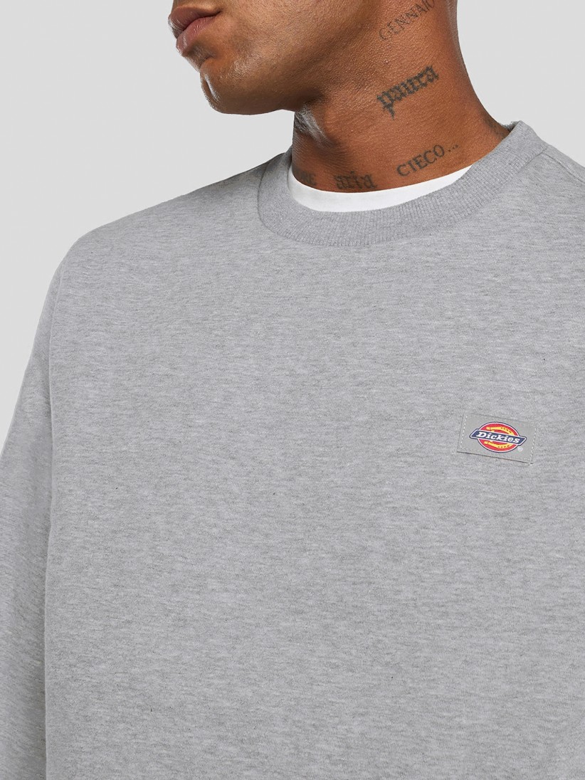 Dickies Oakport Crew Neck Grey Sweater Dickies Oakport Crew Neck Grey Sweater