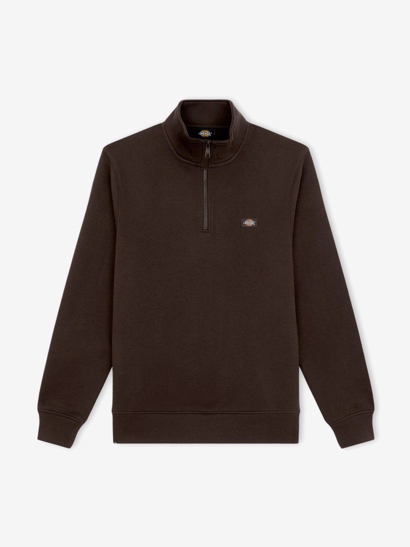 Dickies Oakport Brown Zip Sweater Dickies Oakport Brown Zip Sweater