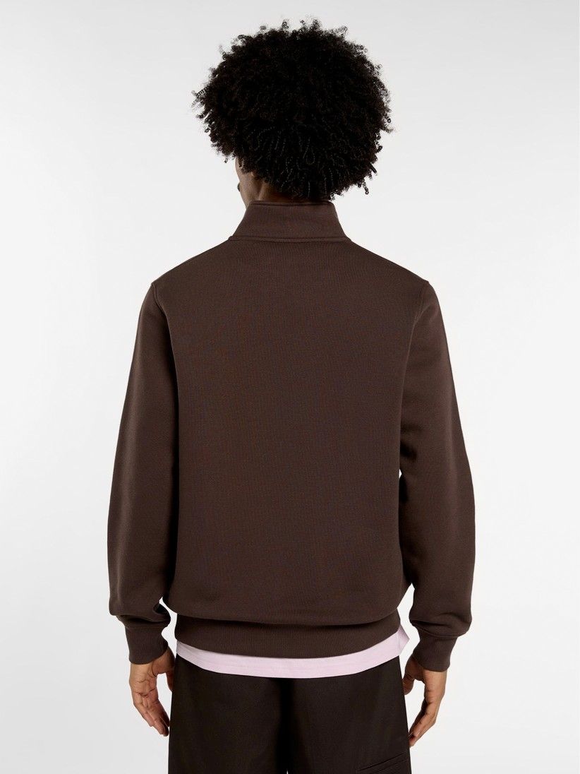 Dickies Oakport Brown Zip Sweater Dickies Oakport Brown Zip Sweater