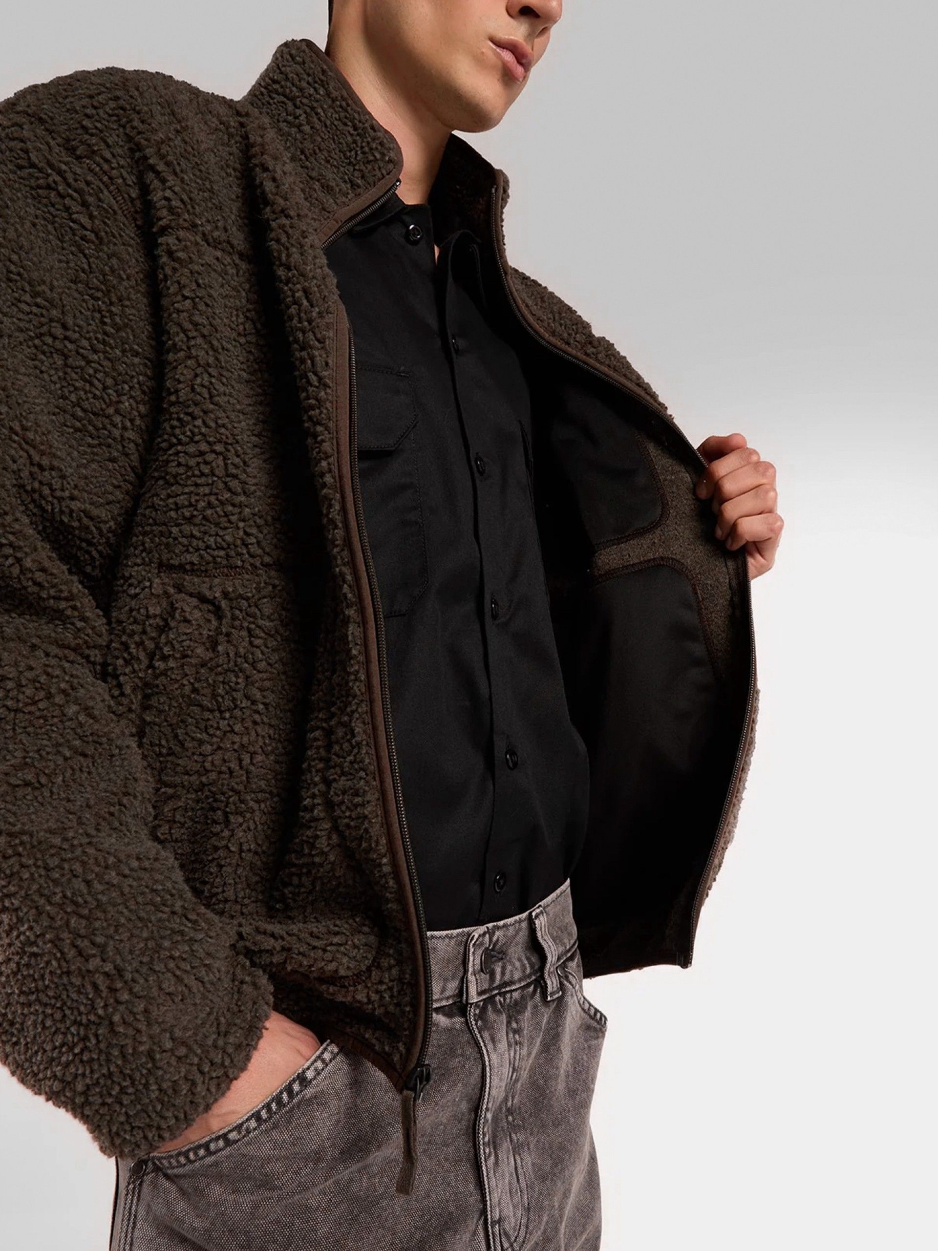Casaco Polar Dickies Mount Hope Fleece Castanho