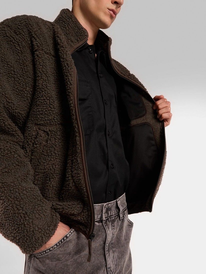 Dickies Mount Hope Brown Fleece Jacket
