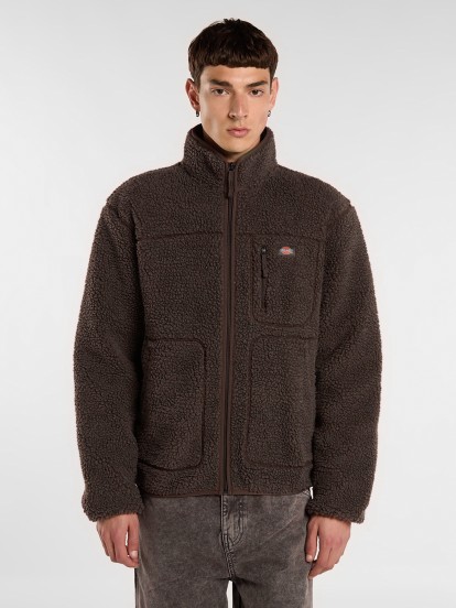 Dickies Mount Hope Brown Fleece Jacket