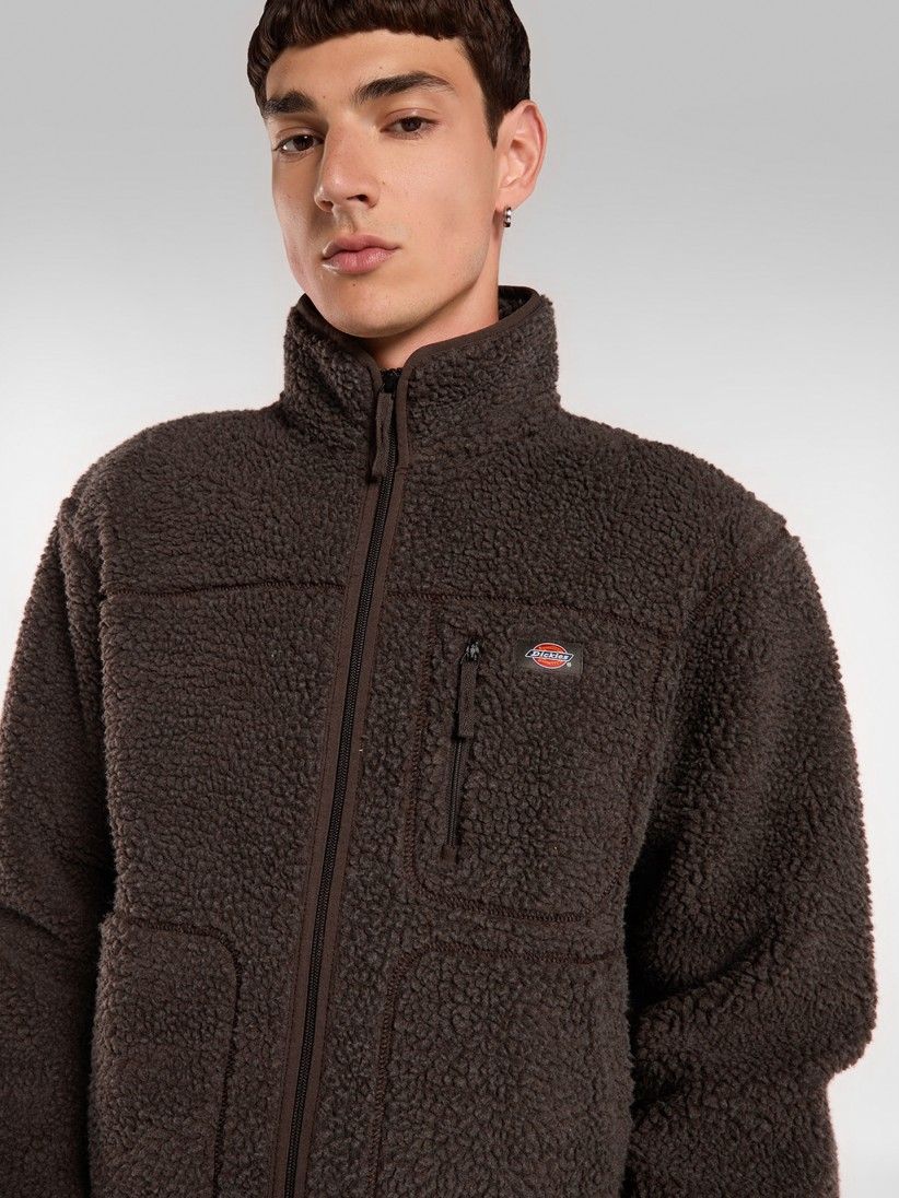 Dickies Mount Hope Brown Fleece Jacket