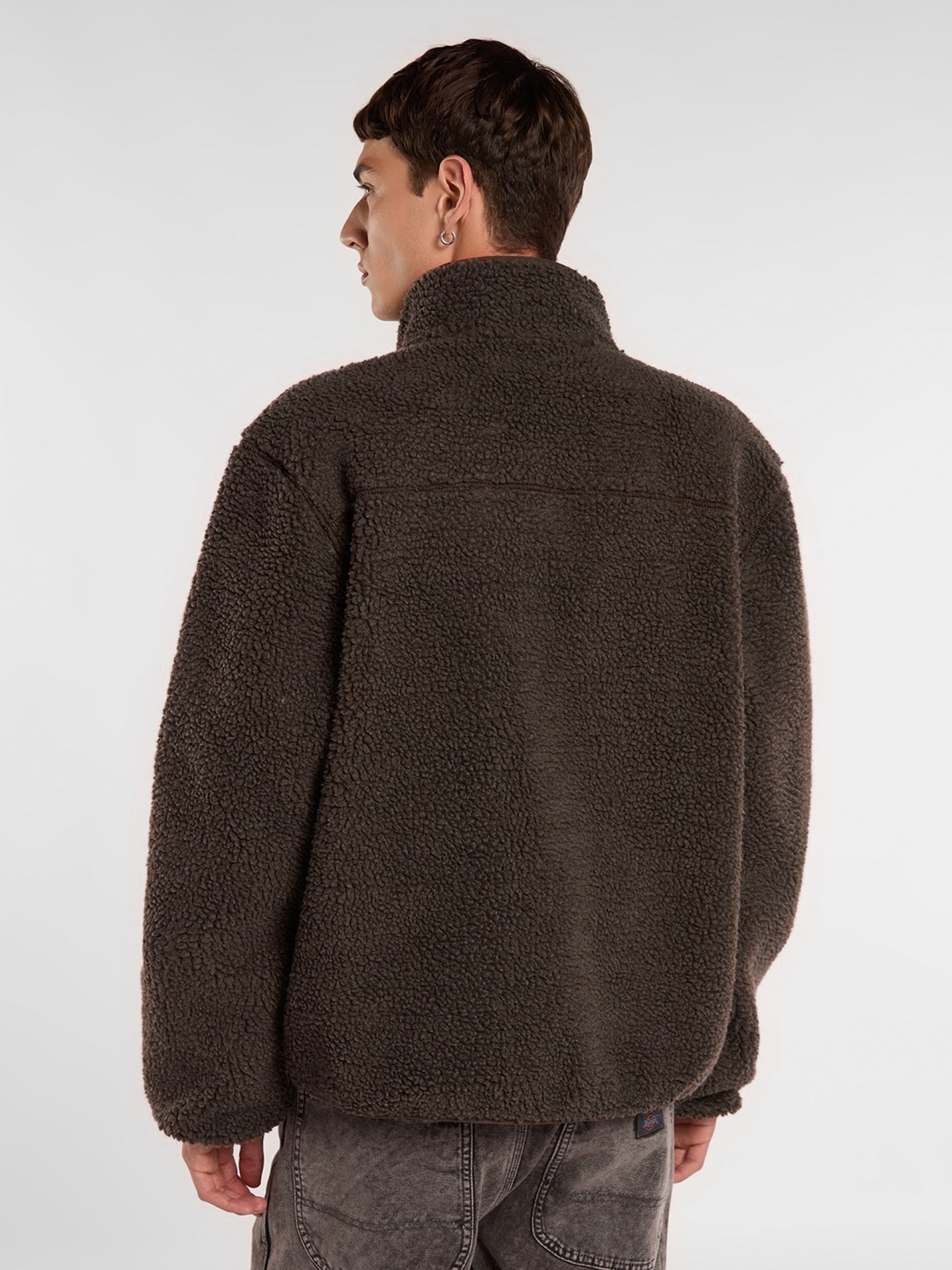 Dickies Mount Hope Brown Fleece Jacket
