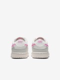 Sapatilhas Nike Dunk Low Cinzentas, Brancas e Rosa Para Beb�