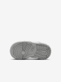 Sapatilhas Nike Dunk Low Cinzentas e Brancas Para Beb�