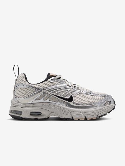 Nike Air Max Moto 2K Silver and Grey Junior Sneakers