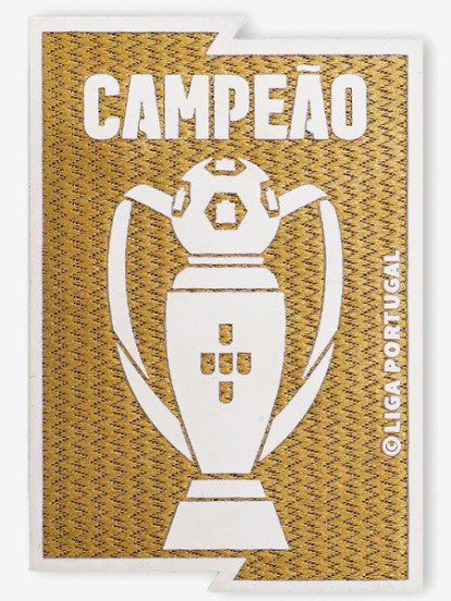 Badge Retangular de Campe�o Pt