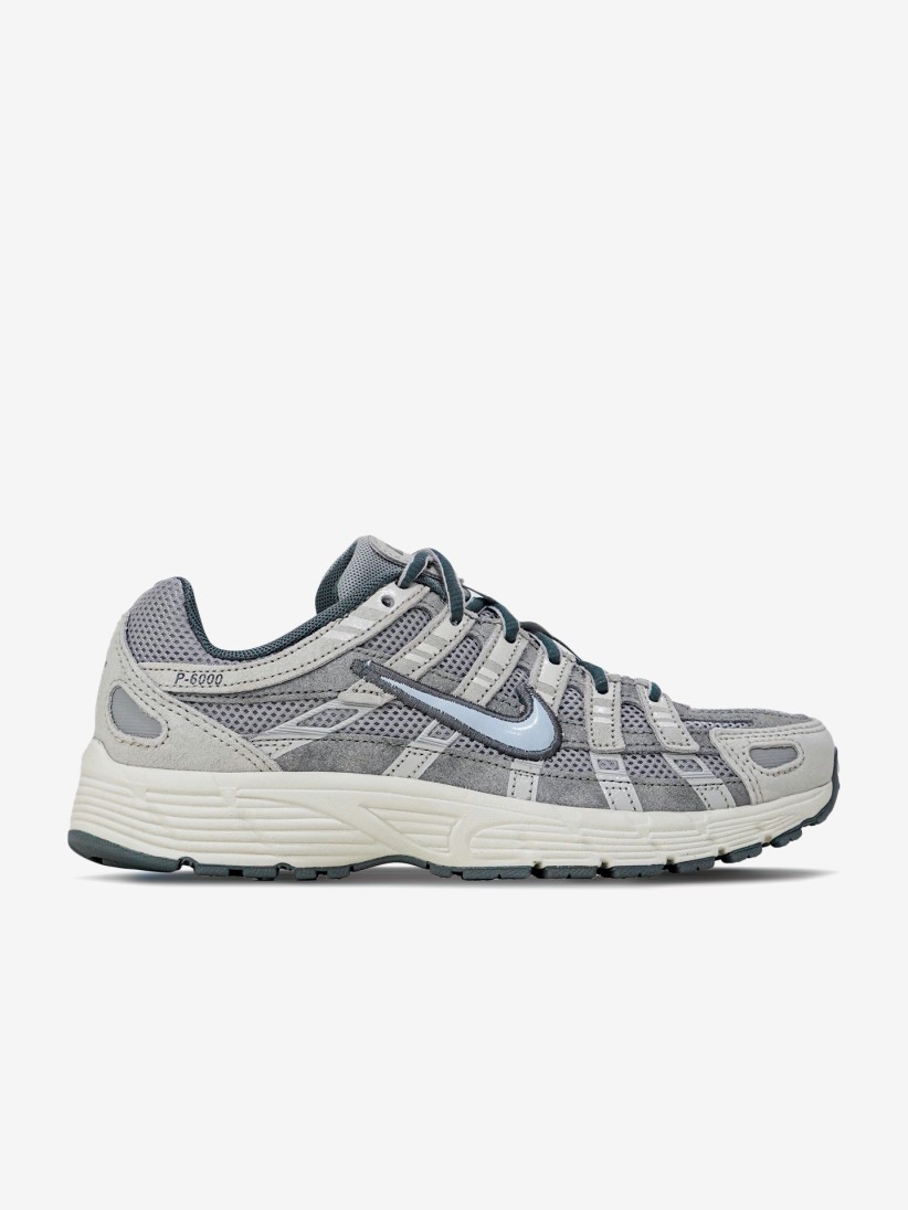 Nike P-6000 Grey and Blue Suede Junior Sneakers Nike P-6000 Grey and Blue Suede Junior Sneakers