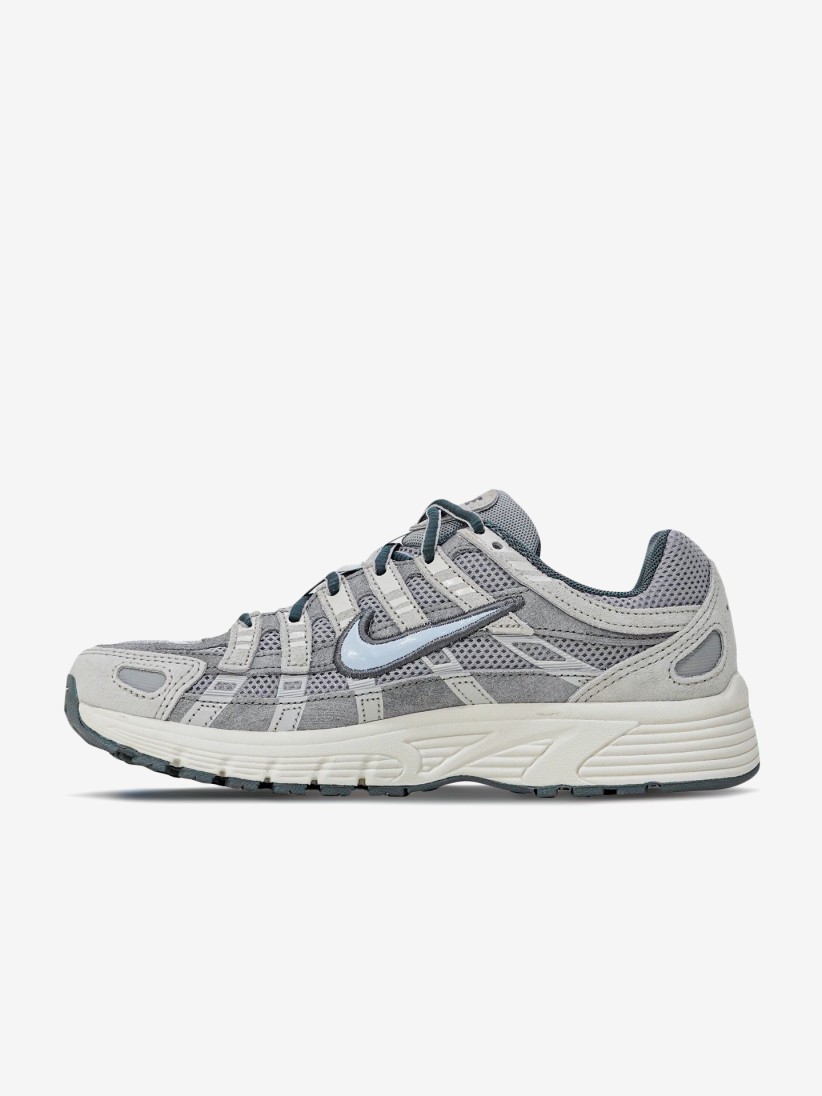Nike P-6000 Grey and Blue Suede Junior Sneakers Nike P-6000 Grey and Blue Suede Junior Sneakers