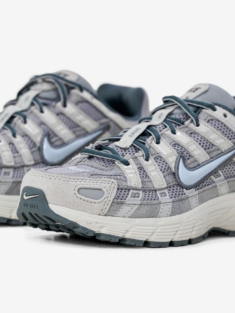 Nike P-6000 Grey and Blue Suede Junior Sneakers Nike P-6000 Grey and Blue Suede Junior Sneakers