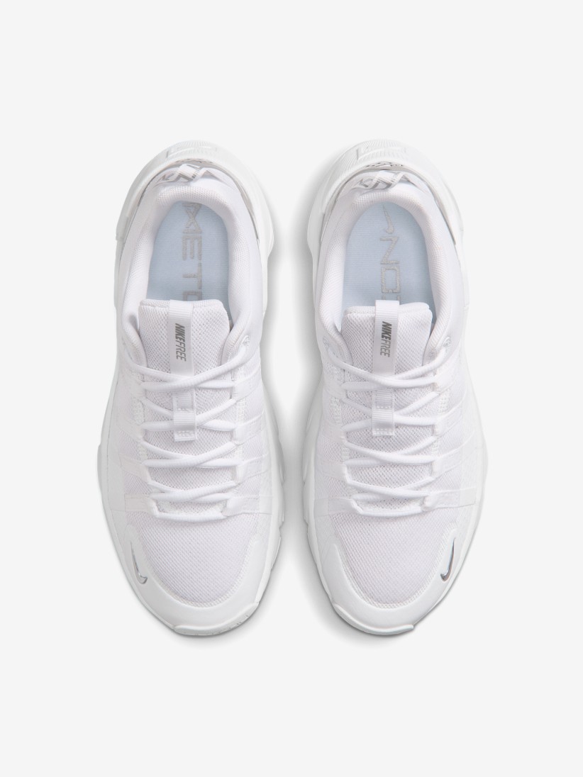 Zapatillas de Entrenamiento Nike Free Metcon 7 Blancas y Plateadas Para Mujer Zapatillas de Entrenamiento Nike Free Metcon 7 Blancas y Plateadas Para Mujer